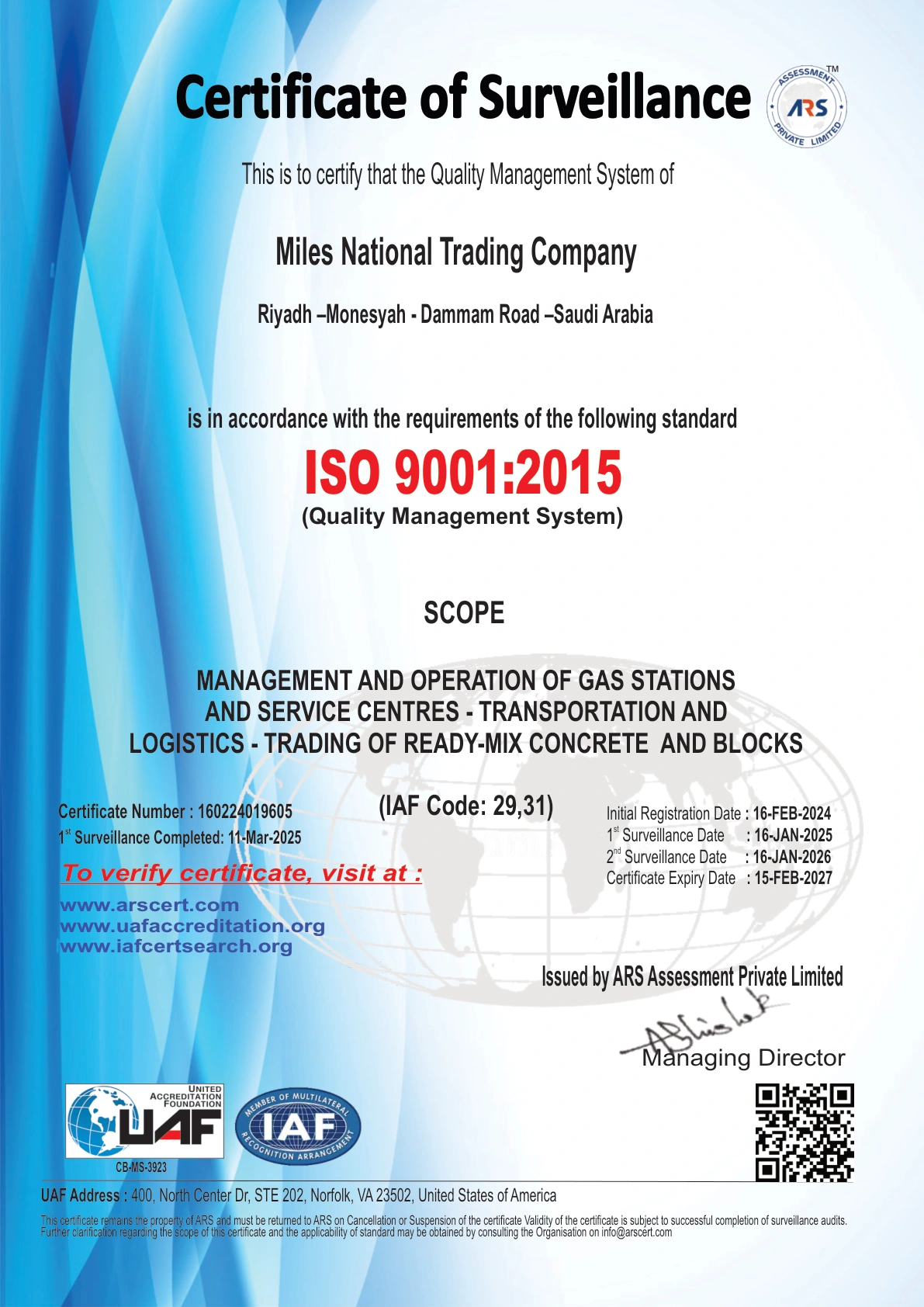 ISO 9001:2015